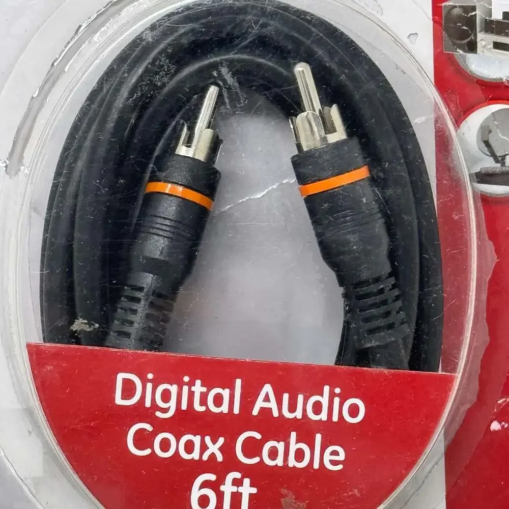 NEW GE 73324 Digital Audio Coaxial Cable 6-foot New Old Stock